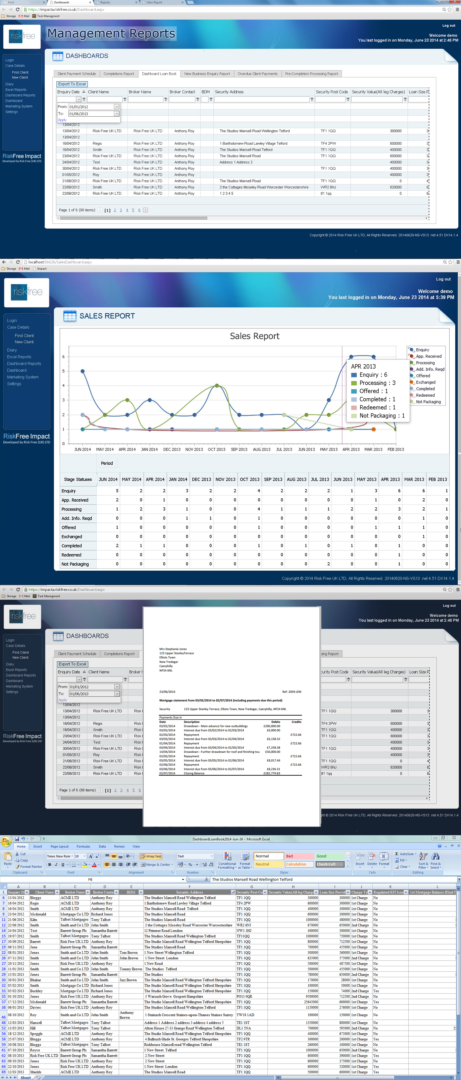 mortgage reporting software